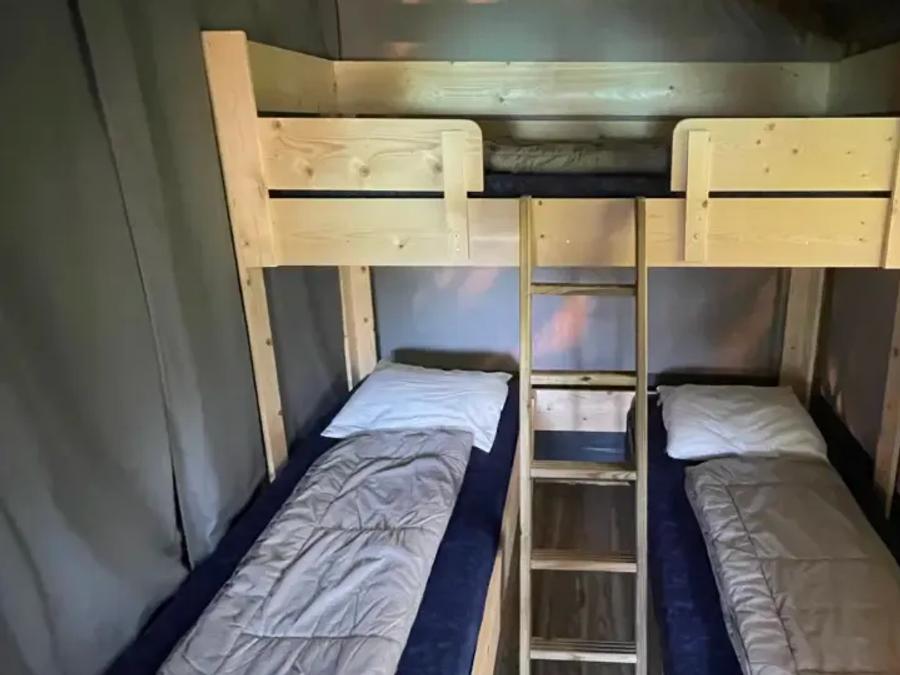 Tente en toile et en bois 6 personnes - Type Lodgetent LG+ 1