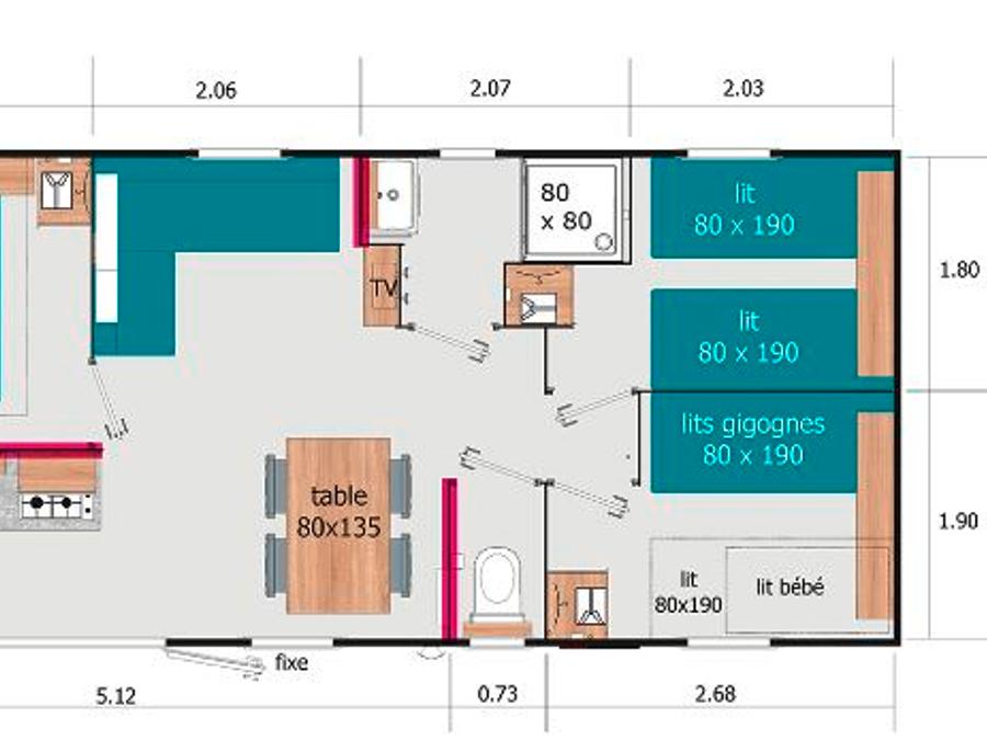 Mobilhome 6 personnes - Rapidhome 9