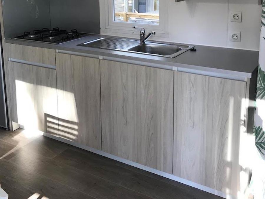 Mobilhome 4 personnes - Mobile home Confort 28m² - clim + tv + terrasse couverte 1