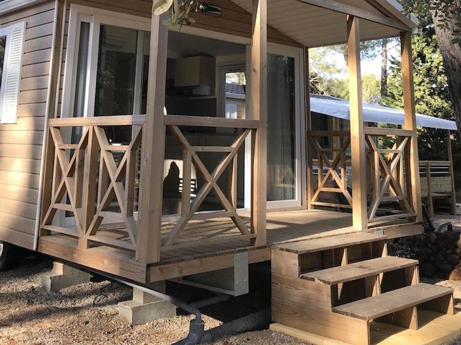 Mobilhome 4 personnes - Mobile home Confort 28m² - clim + tv + terrasse couverte 0