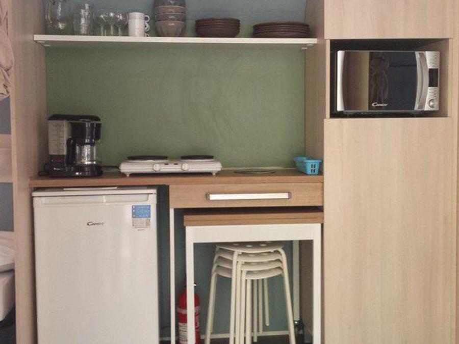 Mobilhome 4 personnes - Le Coco 2 chambres 16m² sans sanitaire (2 adultes maxi - animaux interdits - non fumeur) 2