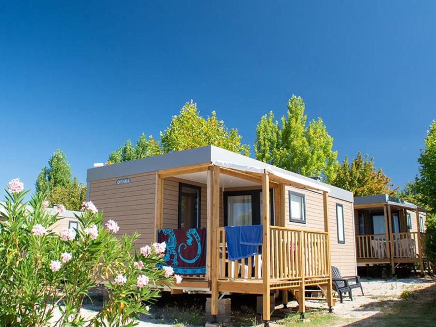 Mobilhome 4 personnes - Mobil home Sainte-Croix - 28m² - 2 chambres + TV + A/C 0