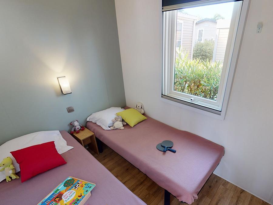 Mobilhome 4 personnes - Mobil home Sainte-Croix - 28m² - 2 chambres + TV + A/C 3