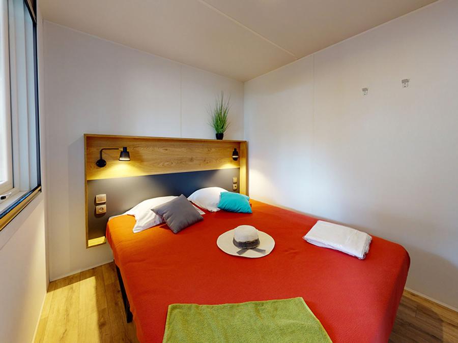 Mobilhome 4 personnes - Mobil home Sainte-Croix - 28m² - 2 chambres + TV + A/C 2