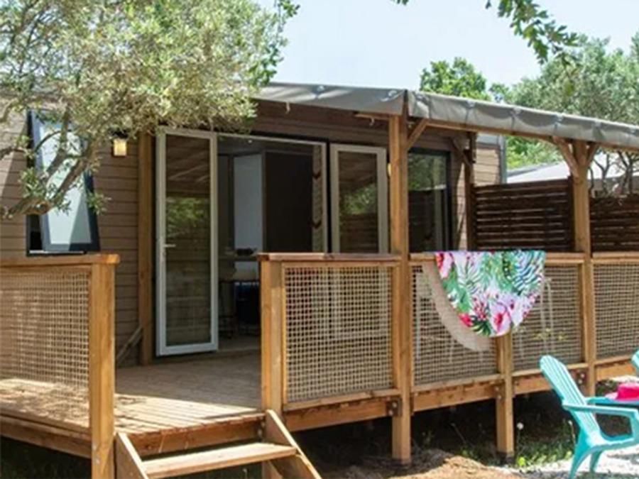 Mobilhome 4 personnes - Mobil home Castellane - 30m² - 2 chambres + TV + A/C 0