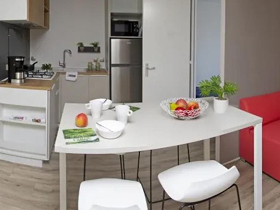 Mobilhome 4 personnes - Mobil home Castellane - 30m² - 2 chambres + TV + A/C 1