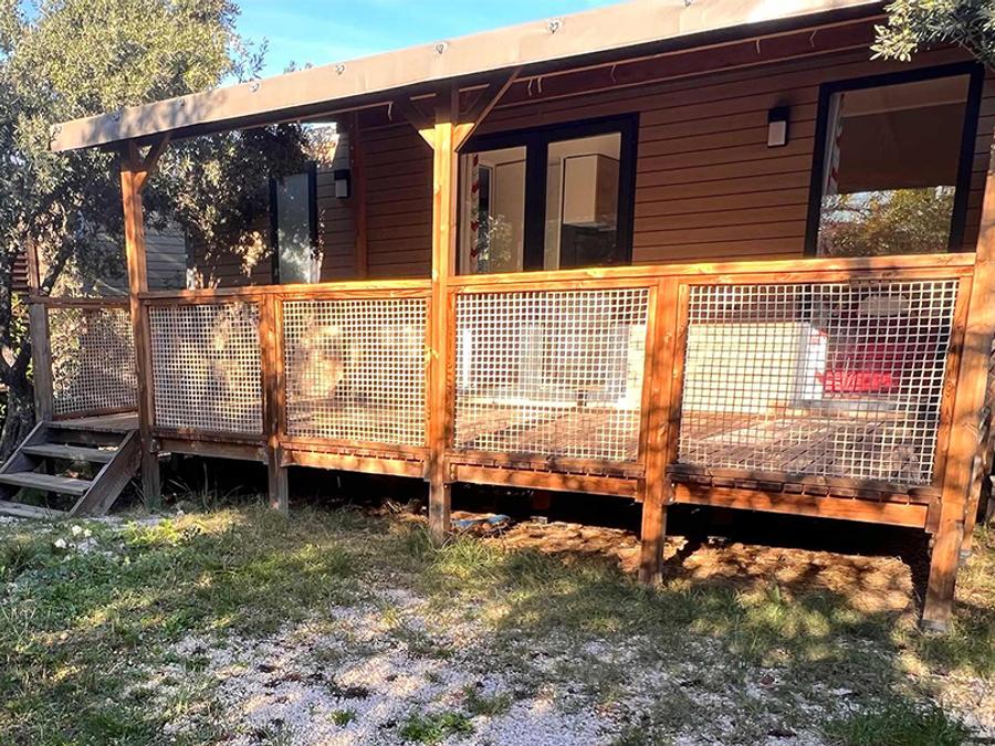 Mobilhome 4 personnes - Mobil home Castellane côté jardin - 30m² - 2 chambres + TV + A/C 1