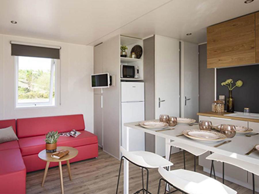 Mobilhome 6 personnes - Mobil home Cotignac Jacuzzi privé - 33m² - 3 chambres - Lave vaisselle + TV + A/C 1