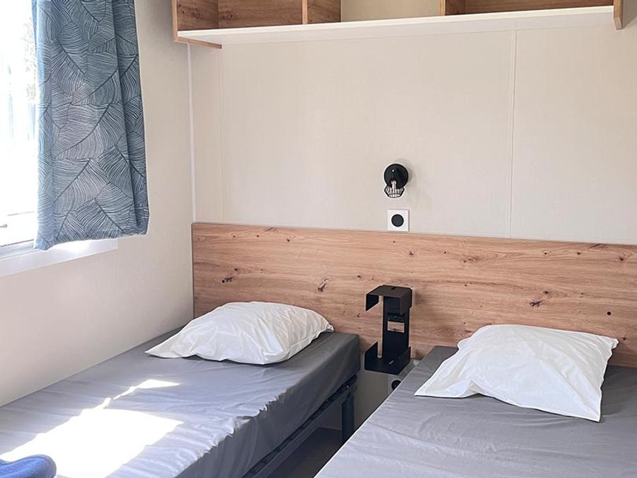 Mobilhome 6 personnes - Mobil home Quinson - 33m² - 3 chambres + TV + A/C 11