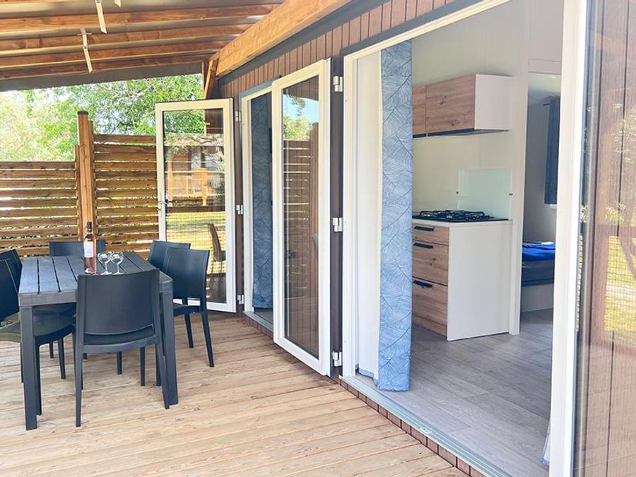 Mobilhome 6 personnes - Mobil home Quinson - 33m² - 3 chambres + TV + A/C 5
