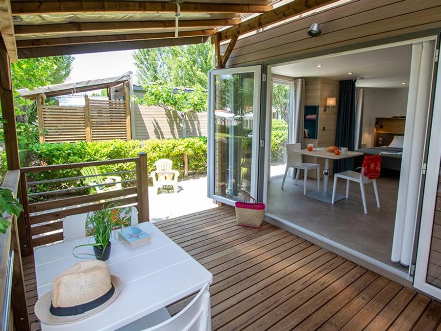 Mobilhome 2 personnes - Mobil Home Key Westotel 20m² - 1 chambre + TV +Clim 8