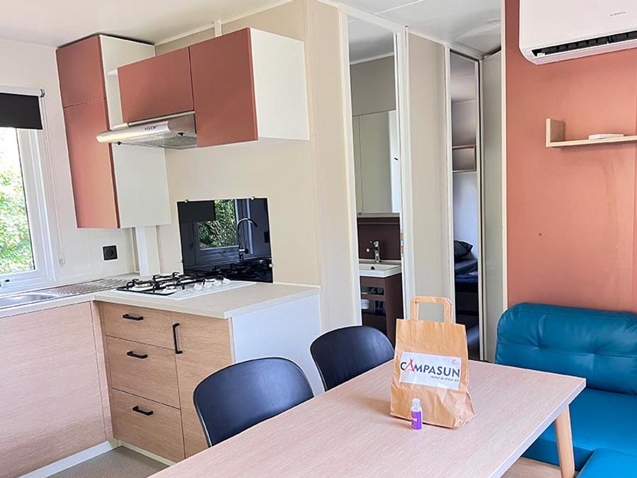 Mobilhome 6 personnes - Mobil home Tourtour - 33m² - 3 chambres + Tv + A/C 7