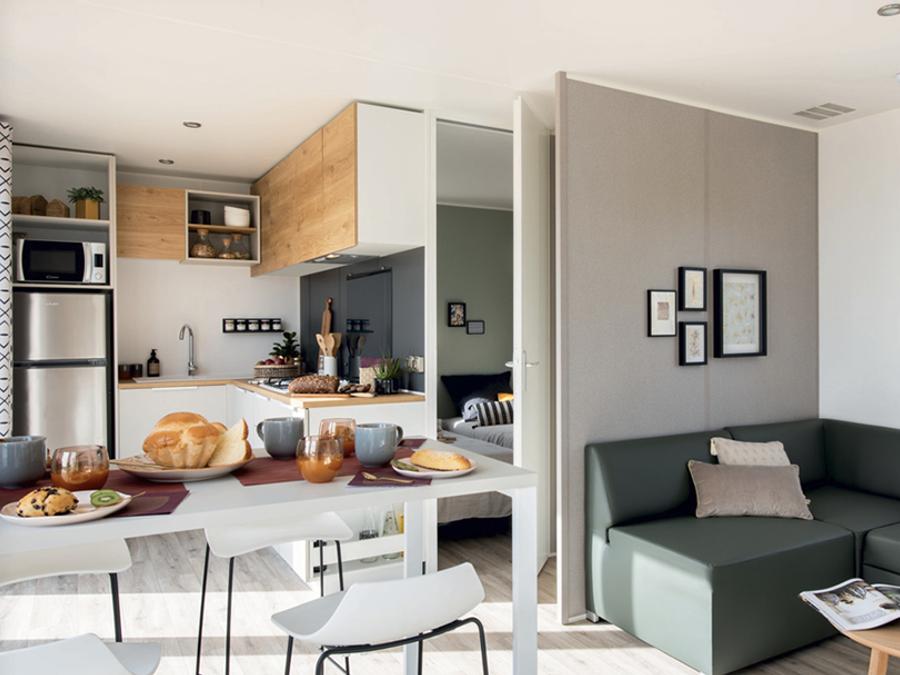 Mobilhome 4 personnes - Moustiers 32m2 + Lave vaisselle + TV + Clim 1