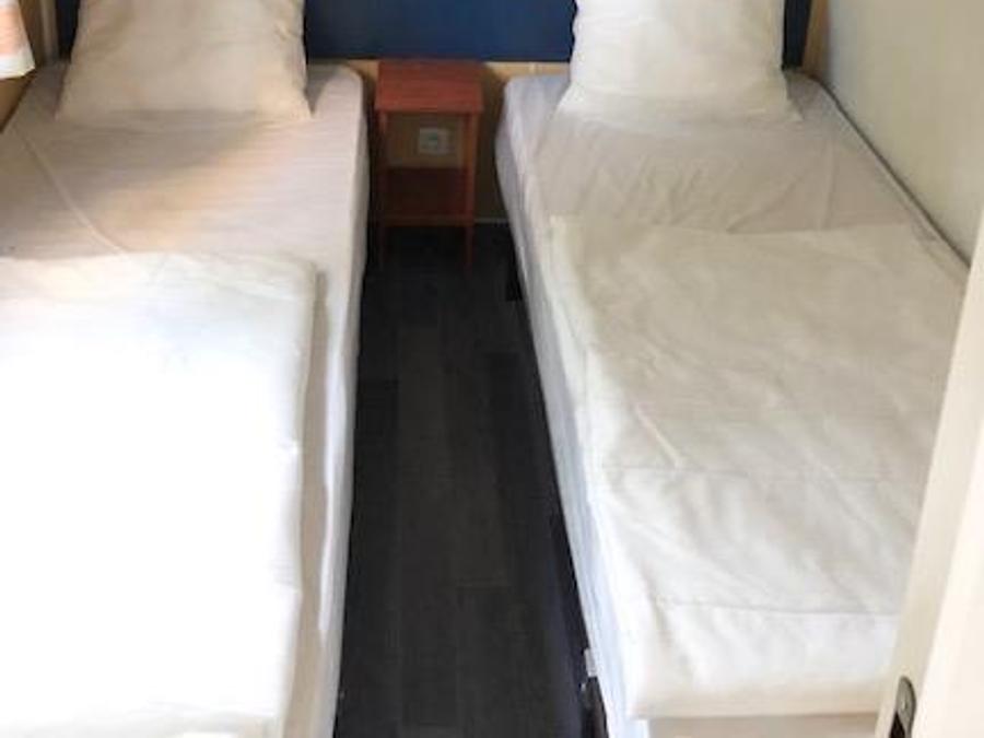 Mobilhome 5 personnes - HAWAI 2 chambres - 28m² - avec CLIM + TV - terrasse couverte 13 m² 4