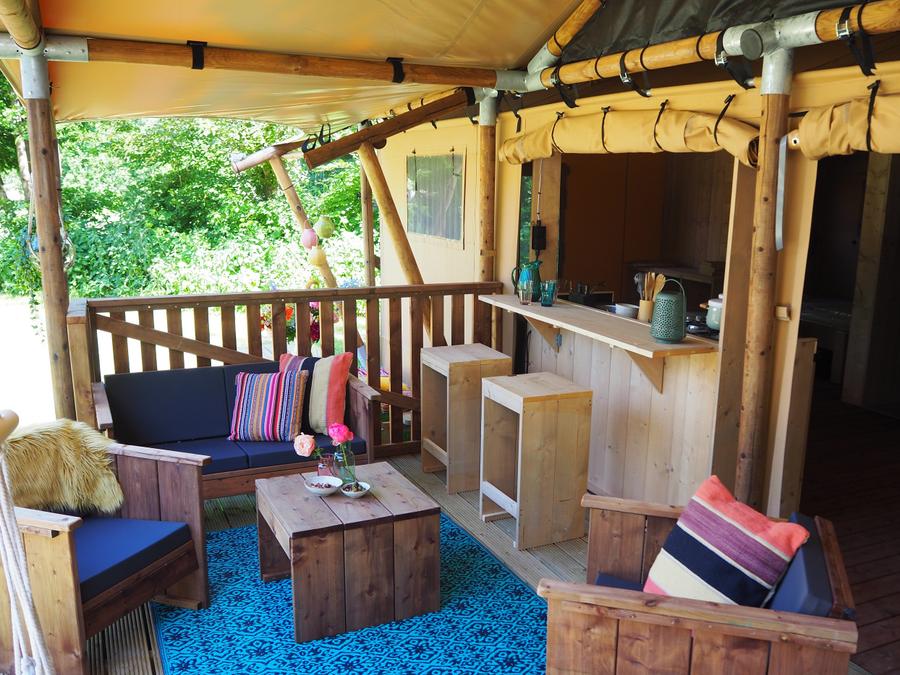 Tente en toile et en bois 6 personnes - Safari Dreamer Plus 0