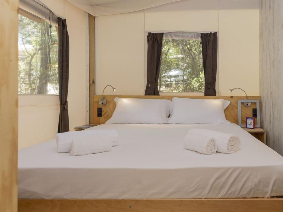 Tente en toile et en bois 5 personnes - Hu glamp Smart 3