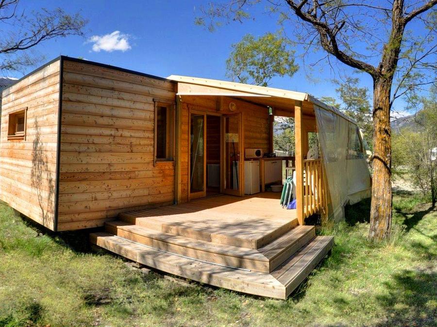 Lodge 5 personnes - Ecolodge Végétalisé Nature sans sanitaire 2