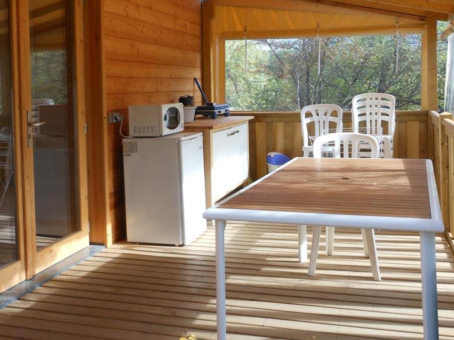 Lodge 5 personnes - Ecolodge Végétalisé Nature sans sanitaire 4