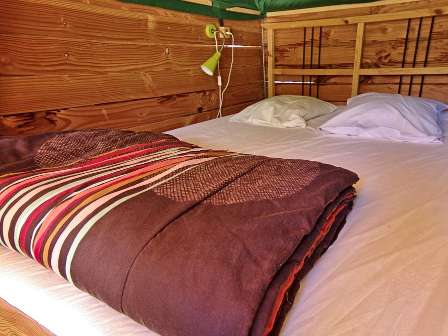 Tente en toile et en bois 4 personnes - Nature sans sanitaire 3
