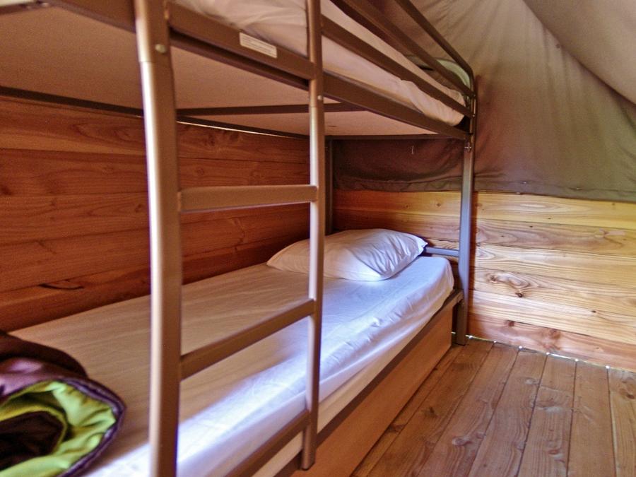 Tente en toile et en bois 5 personnes - Nature sans sanitaire 6