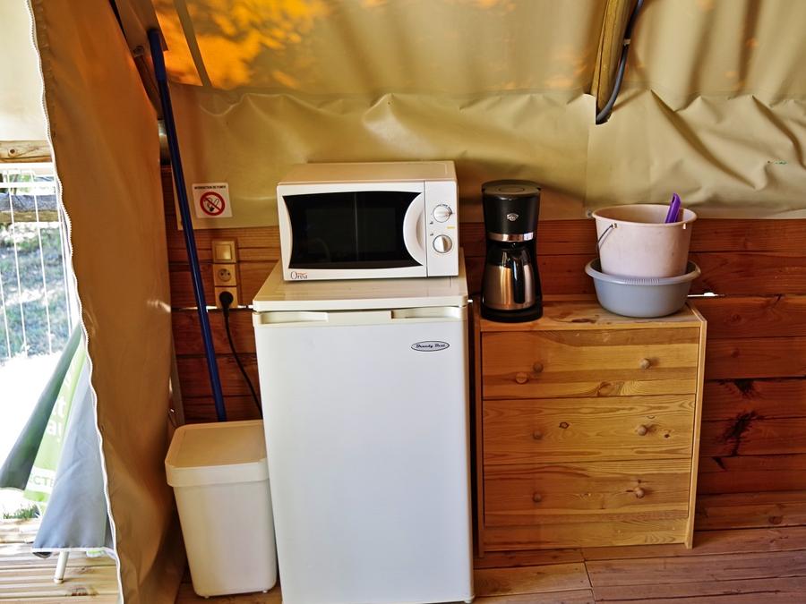 Tente en toile et en bois 5 personnes - Nature sans sanitaire 4