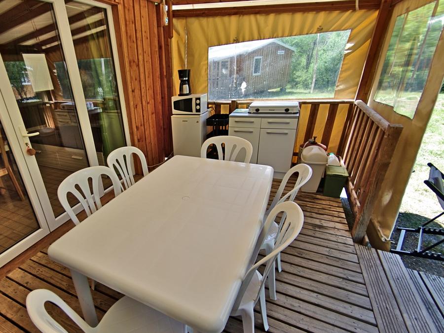 Lodge 5 personnes - Ecolodge Nature sans sanitaire 5