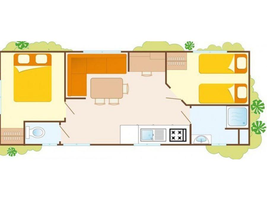 Mobilhome 4 personnes - SUN - GENETS 8