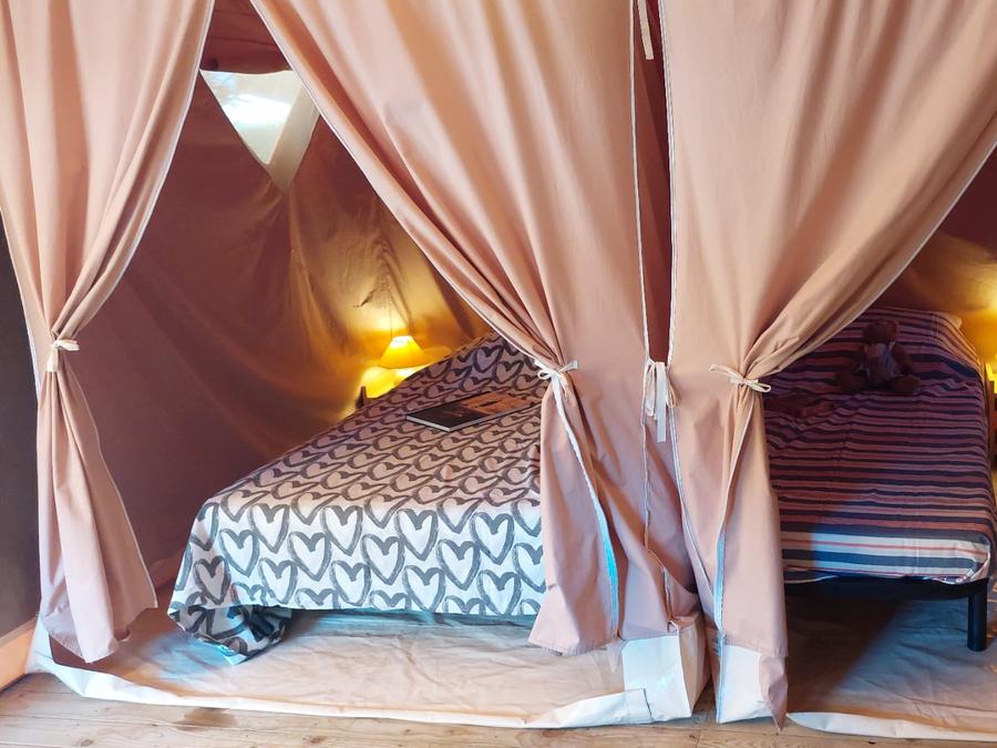 Tente en toile et en bois 4 personnes - Tente Canada 8