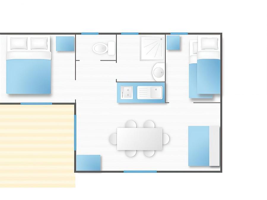 Chalet 4 personnes - Alizé 8