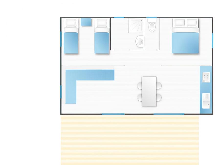 Chalet 4 personnes - Charlay 2 chambres 7