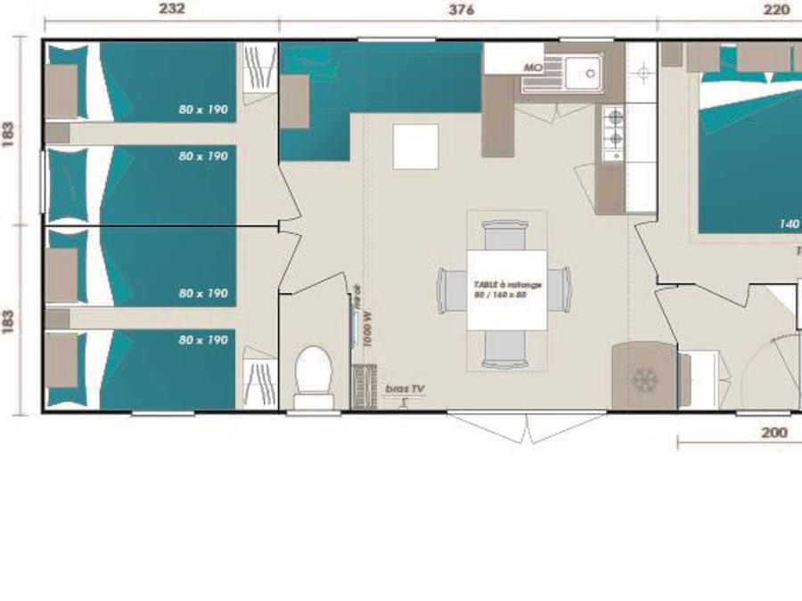 Mobilhome 6 personnes - CORDELIA 7