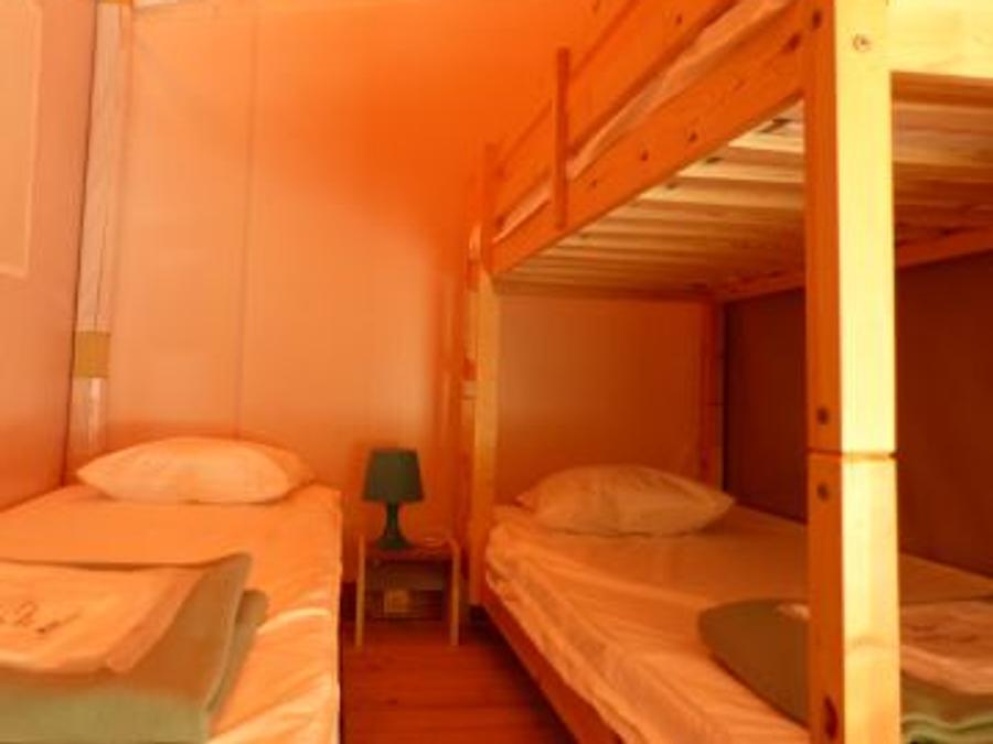 Tente en toile et en bois 5 personnes - LODGE STANDARD (SANS SANITAIRES) 7