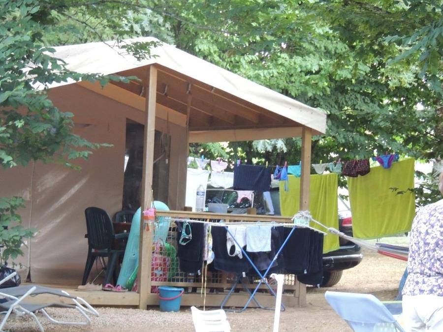 Tente en toile et en bois 5 personnes - LODGE STANDARD (SANS SANITAIRES) 1