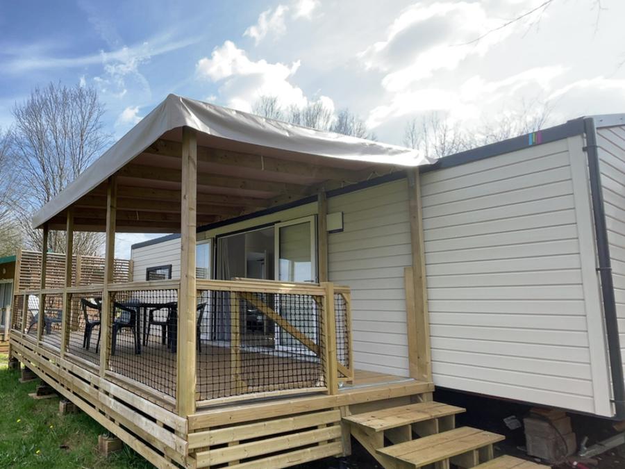 Mobilhome 4 personnes - Mobil-Home Premium 33m² (2ch - 4pers) + lave-vaiselle 5