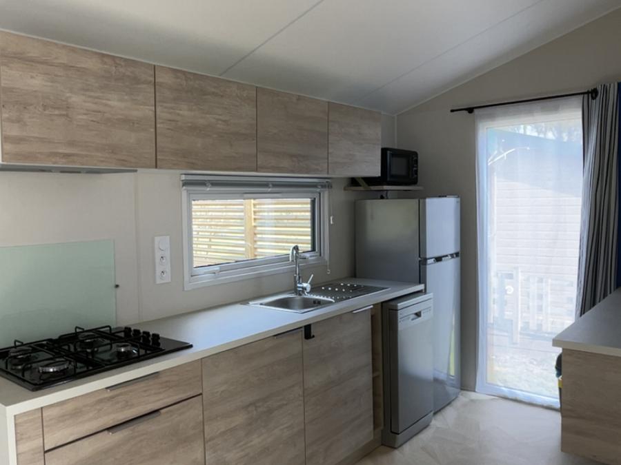Mobilhome 4 personnes - Mobil-Home Premium 33m² (2ch - 4pers) + lave-vaiselle 11