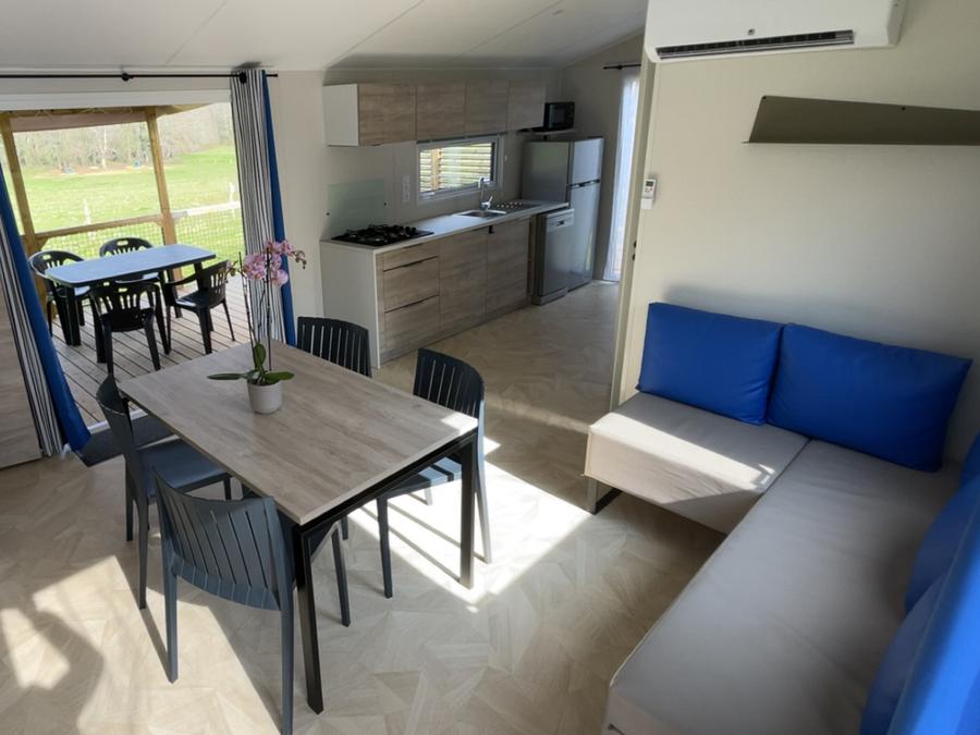 Mobilhome 4 personnes - Mobil-Home Premium 33m² (2ch - 4pers) + lave-vaiselle 10