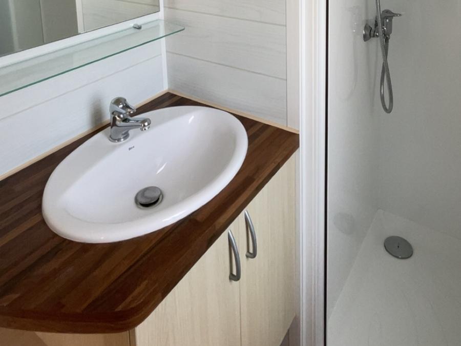 Mobilhome 6 personnes - Mobilhome Confort 33,5 m² 3 chambres + terrasse semi couverte + Clim 3