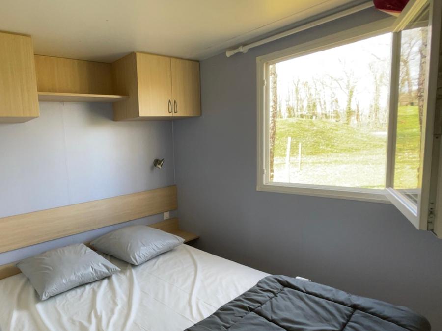 Mobilhome 6 personnes - Mobilhome Confort 33,5 m² 3 chambres + terrasse semi couverte + Clim 6