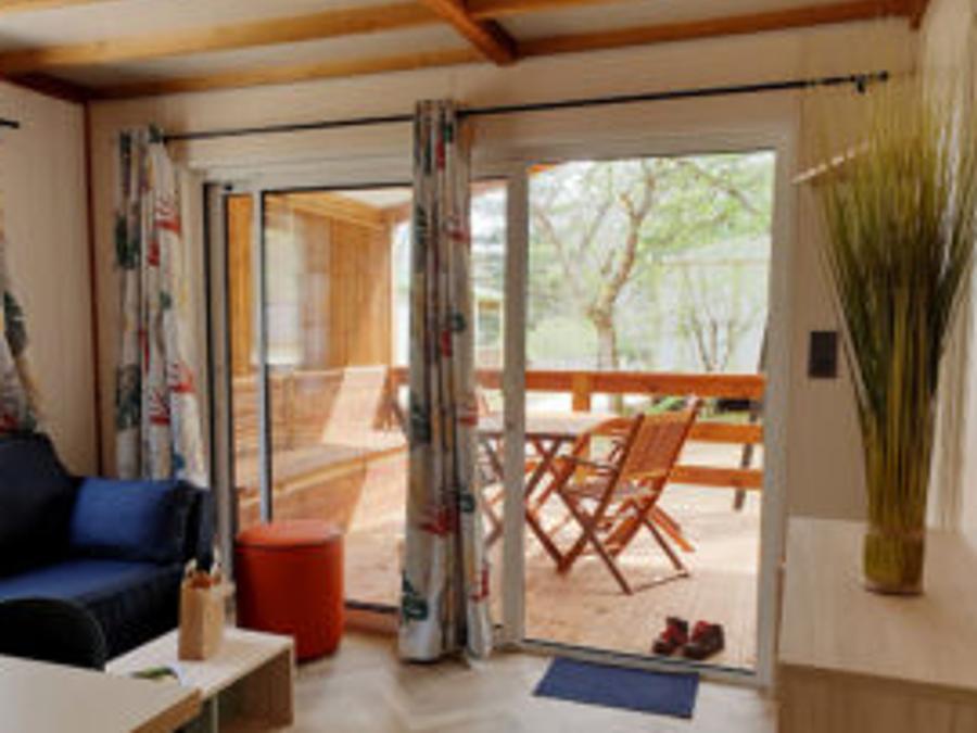 Chalet 4 personnes - Mimosa - TV - 47 m² avec terrasse couverte - 2 chambres 8