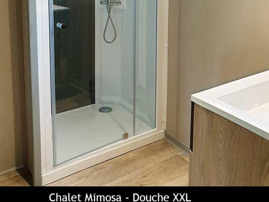 Chalet 4 personnes - Mimosa - TV - 47 m² avec terrasse couverte - 2 chambres 6