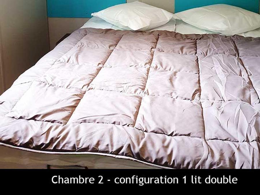 Chalet 4 personnes - Mimosa - TV - 47 m² avec terrasse couverte - 2 chambres 5