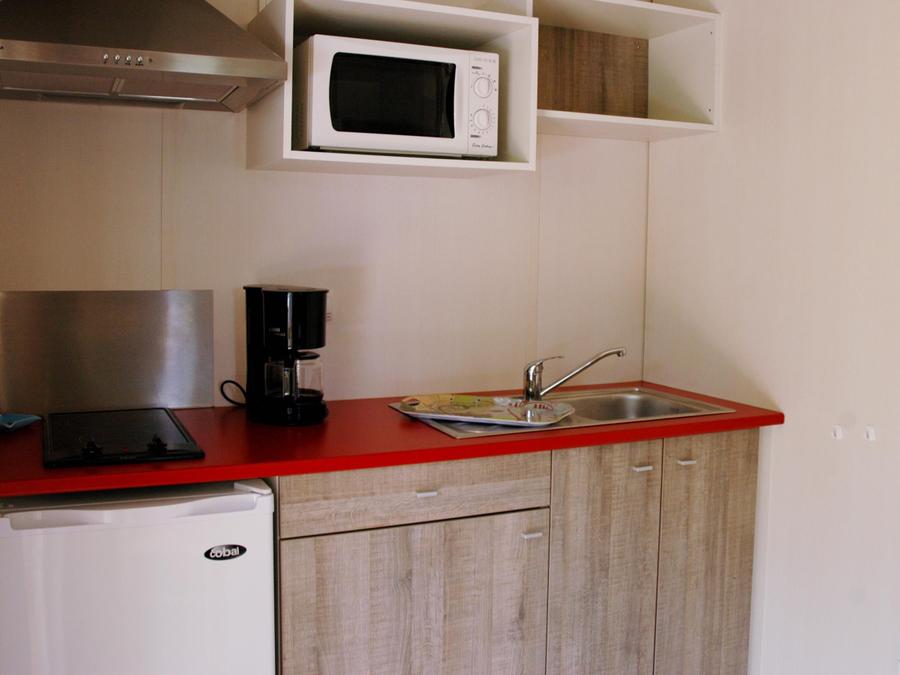 Chalet 2 personnes - Cajou 24m² avec terrasse couverte - 1 chambre 2