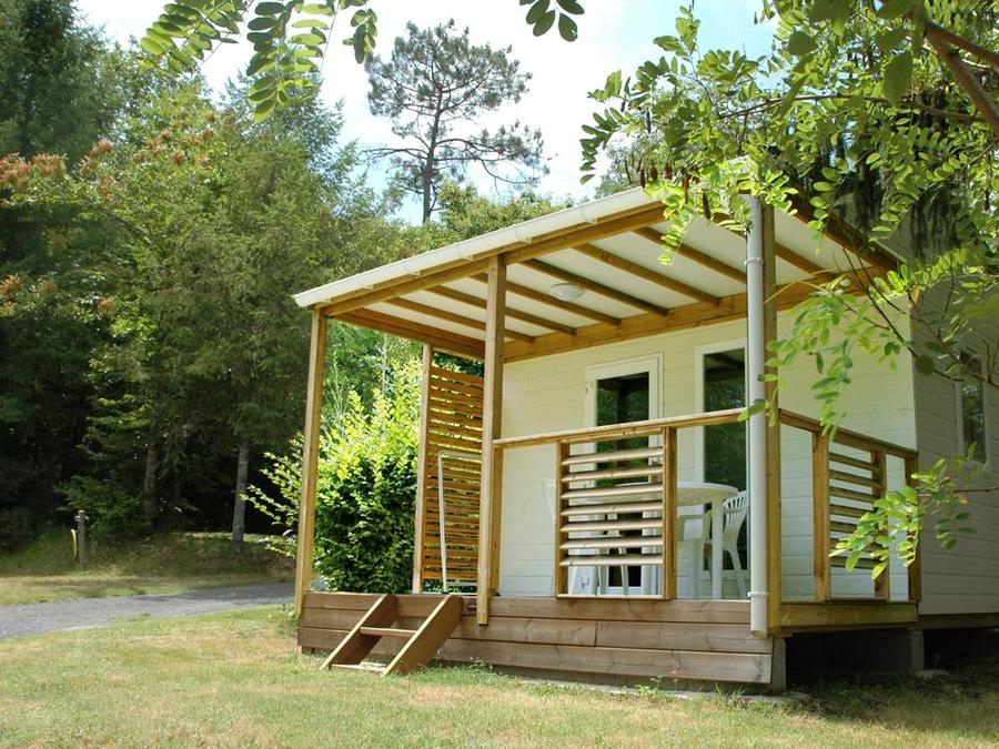 Chalet 2 personnes - Cajou 24m² avec terrasse couverte - 1 chambre 0