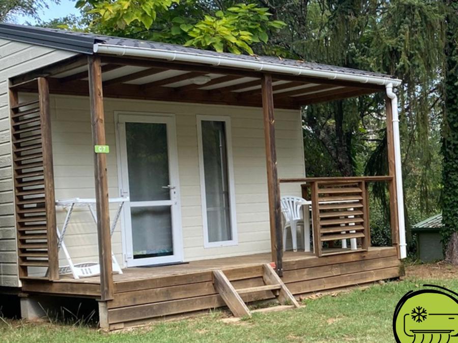 Chalet 2 personnes - Cajou 24m² avec terrasse couverte - 1 chambre 8