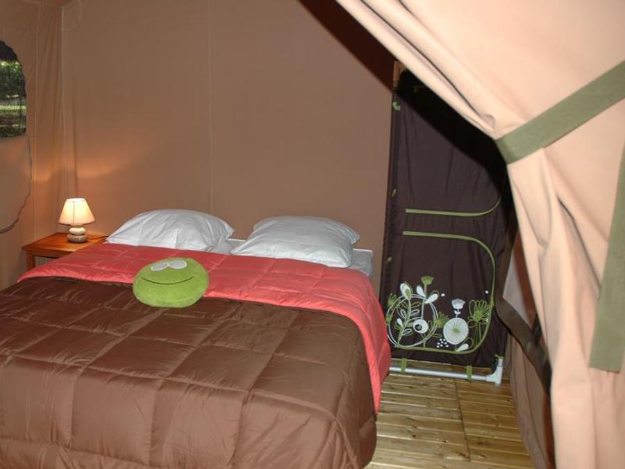 Tente en toile et en bois 5 personnes - Lodge VICTORIA 30m² / 2 chambres (sans sanitaires privatifs) 7