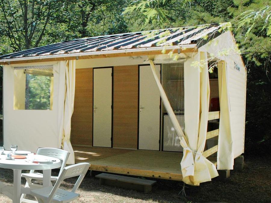 Bungalow toilé 4 personnes - TITHOME 21m² / 2 chambres (sans sanitaires) 0