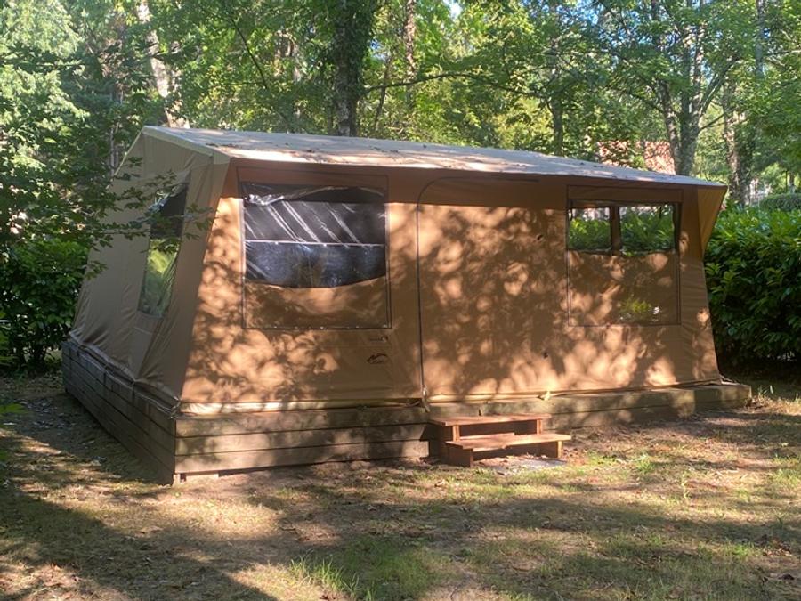 Tente 5 personnes - Tente toute équipée 29m² - 3 chambres (sans sanitaires) 8