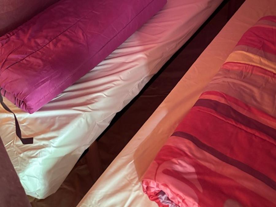 Tente 5 personnes - Tente toute équipée 29m² - 3 chambres (sans sanitaires) 5