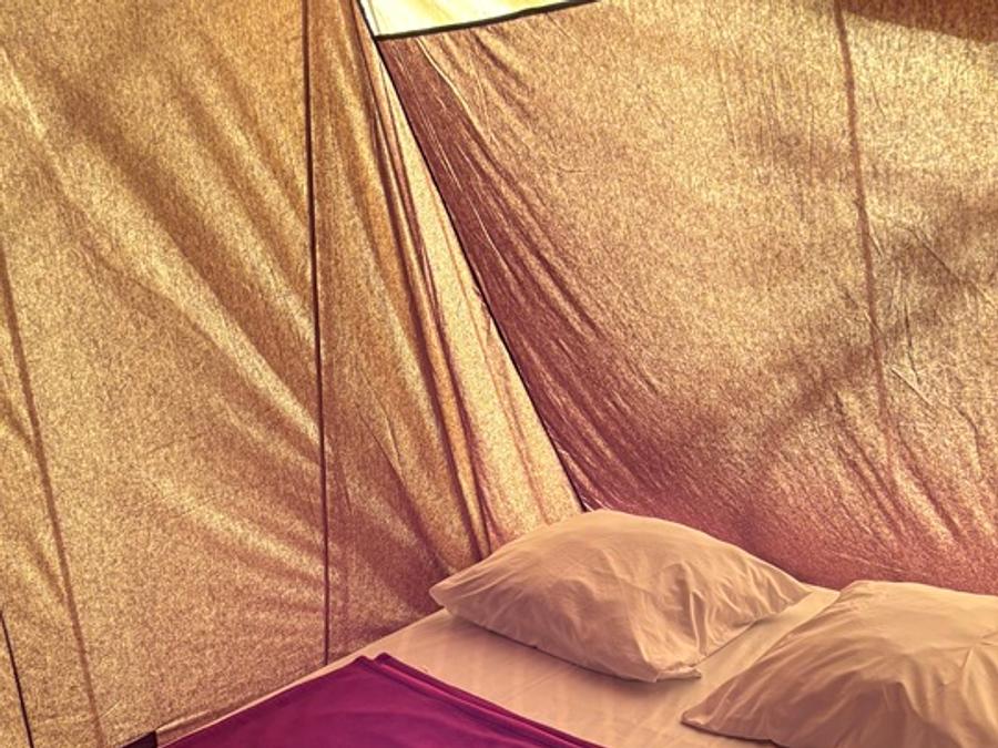 Tente 5 personnes - Tente toute équipée 29m² - 3 chambres (sans sanitaires) 3