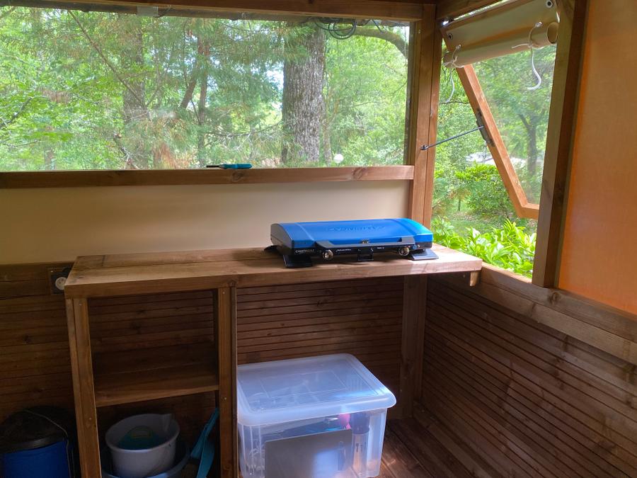 Tente en toile et en bois 2 personnes - Bivouac 2